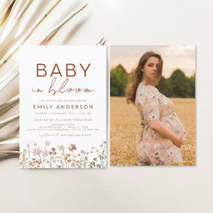 Foto Wildflower Baby in Bloom Baby shower