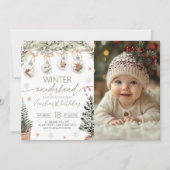 Foto Winter Onederland Uitnodiging (Voorkant)