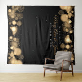 Foto: Winter Weduwschap Names Gold Lights Wandkleed (In Situ (horizontaal))