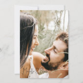 Foto Wispy Boho Floral Wedding Save the Date (Voorkant)