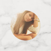 Foto Wit Goud 2025 Afstuderen partij Confetti (Kleine voorkant)