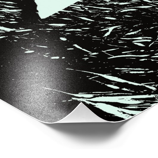 foto witte walvis afdrukken afdruk (Hoek)