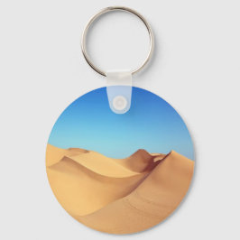 Foto woestijnduinen sleutelhanger