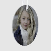 Foto: Woodland Waterverf  Ornament (voorkant)