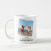 Foto 'Word je mijn bruidsmeisje? Aandenken Koffiemok (Links)