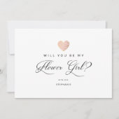 Foto wordt mijn roze bloemmeisje (Voorkant)