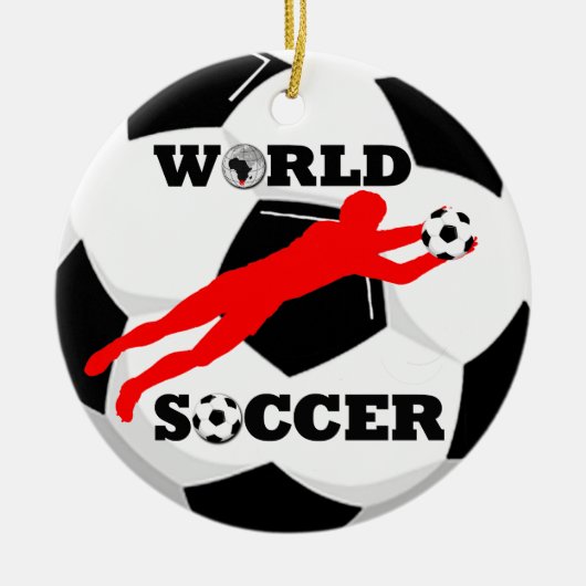 Foto World Soccer Ornament toevoegen (Voorkant)