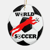 Foto World Soccer Ornament toevoegen (Links)