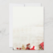 Foto Xmas feestelijke Instagram Kerst Kaart (Achterkant)