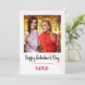 Foto XOXO van Galentine's Day Kaart (Staand voorkant)
