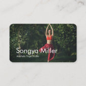 Foto Yoga Docent Personal Trainer Therapeut Visitekaartje (Voorkant)