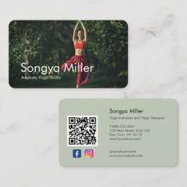 Foto Yoga Docent Personal Trainer Therapeut Visitekaartje
