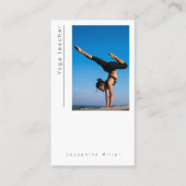 Foto Yoga docentenmeditatie modern Visitekaartje (Voorkant)