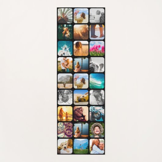 Foto Yoga Mat Rond Sjabloon (Voorkant)