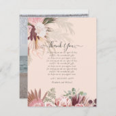 Foto: You Card Pampas Grass Wedding (Voorkant / Achterkant)