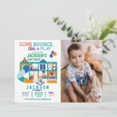 Foto Zachte afspeelbal op jaardag Kaart (Staand voorkant)