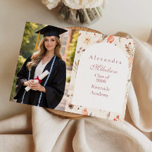 Foto zachte botanische chic afstuderen