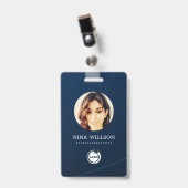 Foto Zakelijk ID Logo Badge (Voorzijde met clip)