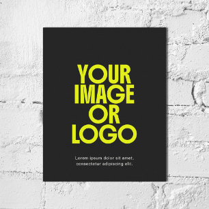 Foto Zakelijk Logo Eenvoudig Minimaal Zwart Poster