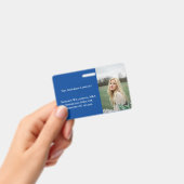 Foto Zakelijk Personeel Leverancier Badge (Handheld)