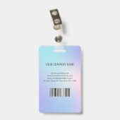 Foto Zakelijke ID Hologram Badge (Achterkant met clip)