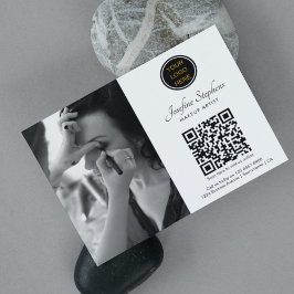 Foto Zakelijke Logo QR Code Make-up Artiest Flyer
