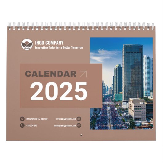 Foto & Zakelijke wandkalenders | Mocha Mousse Kalender (Hoes)