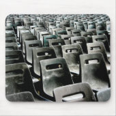 Foto Zee van grijze stoelen op het St. Peter Squar Muismat (Voorkant)