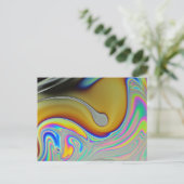 Foto zeepbel briefkaart (Staand voorkant)