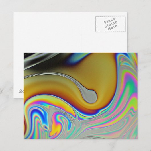 Foto zeepbel briefkaart (Voorkant / Achterkant)