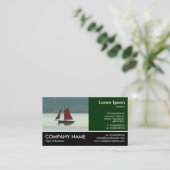 Foto: zeiljacht visitekaartje (Staand voorkant)