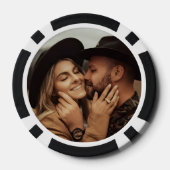 Foto Zilver 100 Genummerd Poker Chips (Achterkant)