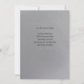 Foto Zilver PhD-graad Graduation Party Kaart (Achterkant)