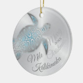 FOTO Zilveren Schildpad | Mele Kalikimaka | Keramisch Ornament (Links)