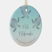 FOTO Zilveren schildpadden | Mele Kalikimaka Keramisch Ornament (Rechts)