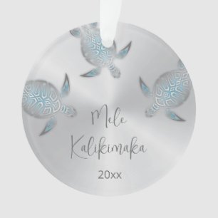 FOTO Zilveren schildpadden   Mele Kalikimaka of Ornament