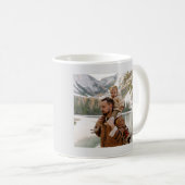 Foto Zoals Vader Zoals dochter grappige geschenken Koffiemok (Voorkant rechts)