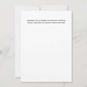 FOTO ZOETE 16 Moderne Elegante Budget Verjaardag Kaart (Achterkant)