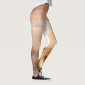 foto zon door het ijs op de oever leggings (Rechts)