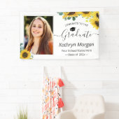 Foto zonnebloem Eucalyptus Leaves Gradution Party Spandoek (Insitu)