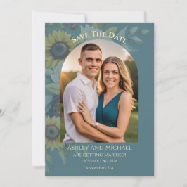 Foto Zonnebloem Land Elegantie Save The Date