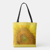 Foto zonnebloem tote bag (Achterkant)