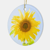 Foto zonnebloempitten Foto Keramisch Ornament (Links)