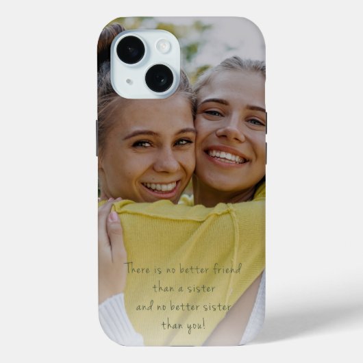 Foto Zuster volledige foto cadeau Case-Mate iPhone Case (Achterkant)