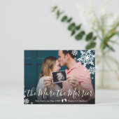 Foto Zwangerschap Aankondiging Briefkaart (Staand voorkant)