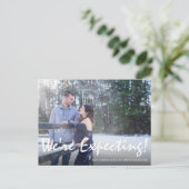 Foto Zwangerschap Aankondiging Kaart (Staand voorkant)