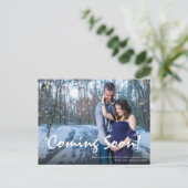 Foto Zwangerschap Aankondiging Kaart (Staand voorkant)