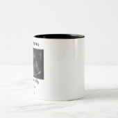 foto Zwangerschap Aankondiging verwachting ouder 2 Tweekleurige Koffiemok (Center)