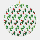 Foto Zwangerschap Aankondiging voor verwacht ouder Keramisch Ornament (Achterkant)