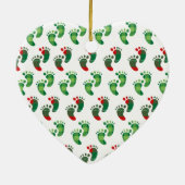 Foto Zwangerschap Aankondiging voor verwacht ouder Keramisch Ornament (Achterkant)